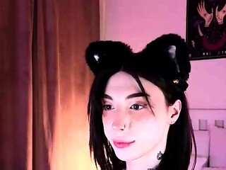 Jerking off shemale tranny solo play