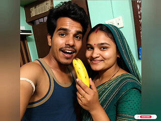 Indian Desi Naughty Super Bhabhi took a banana by -Snapchat143