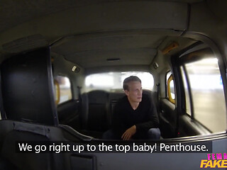 Female Fake Taxi - Student and Driver Caught Fucking