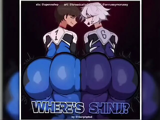 shinji fucking his boyfriend asshole hidden in the closet