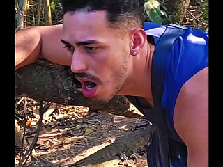 PUTO TESUDO COLETANDO PORRA NA TRILHA DO LEK SAFADO