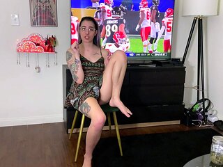 Stacked brunette goes solo toys and masturbation