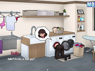 House Chores #28: Helping My Hot Stepsister Stuck in the Washing Machine