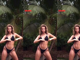 Bikini Blonde Hips Portuguese Sexy
