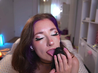 Licking and Playing with My Dirty Panties