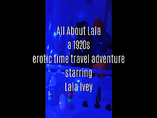 Vintage beauty Lala Ivey's erotic time travel session