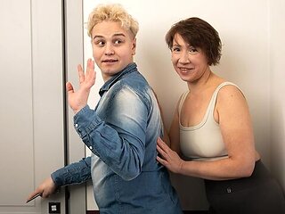 Shameless mature babe Monika Desire likes jumping on a hard dick