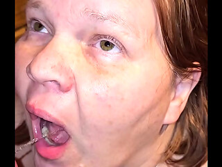 Pissing in wife'_s mouth