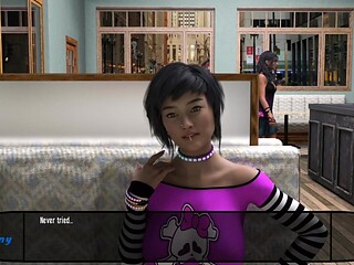 Petite girl-next-door gets surprised in a public park