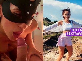 Romantic sex of tourists, blowjob, cum on face, pissing on tits, bath and fetish