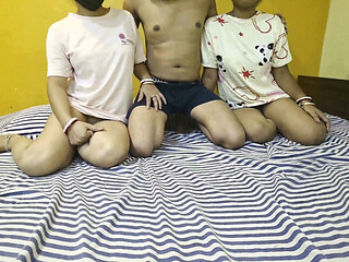 Threesome Heard Fuck New Married Couple and Stepsister