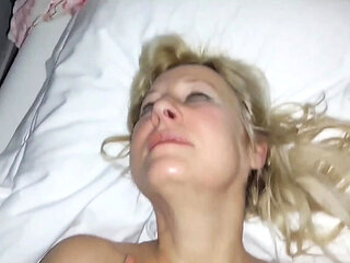 Blonde Mature Wife Selena701 Swallows Cum in Morning Sex - Amateur Creampie & Blowjob