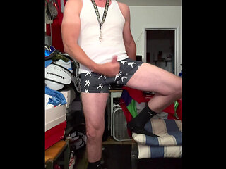 Alpha Football Coach JockDad87 is Horned up for his Fans