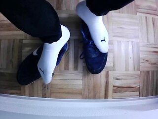 Filmed under the desk