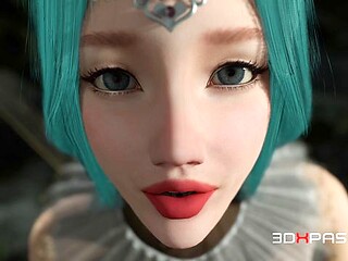 3D Animated Futa Orc Fucks a Fairy Hard in the Forest With a Blowjob, Deep Throat and Anal Before Huge Cumshots