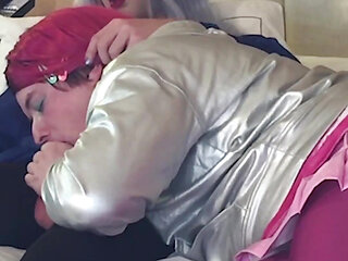 Gorgeous Femboy Goddess Gets Blowjob From Trans Kelsey Masters - Compilation 1