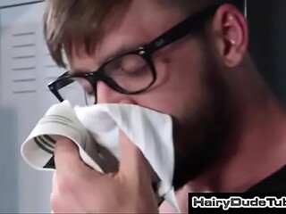 Caught Sniffing Daddy'_s Sweaty jockstrap@HairyDudeTube