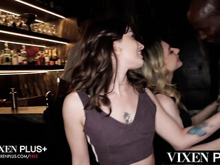 Chanel and Demi Take 3 BBC Creampies - Blonde Orgy with Big Cocks