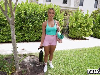 Stretching My Pussy Before Yoga - Monica Minx