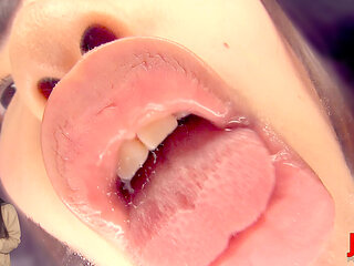 Classroom Idol POV: Yukari Miyazawa's Sloppy French Kiss Floods Your Face with Thick Spit as She Grinds on the Desk.