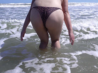 Flashing My Tits at the Nude Beach