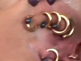 Two horny women fucked in orgy