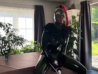 Amateur Milf masturbates sucks and fucks with cumshot