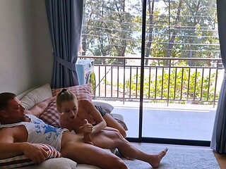 Wife caught her husband while he was fucking her best