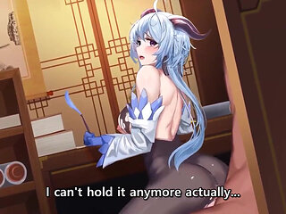 Ganyu Hard Work with Sex