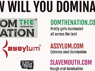 Mouth fucked submissive in BDSM threesome