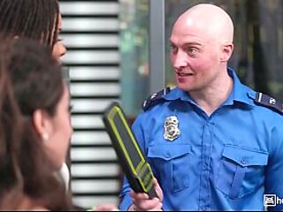 European babe gets nailed by TSA agent after a thorough search