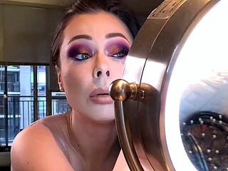 Big boobs milf masturbates with her dildo
