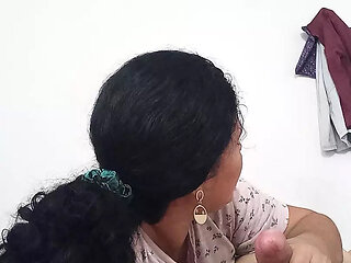 Horny Submissive Latina Girlfriend Blowjob