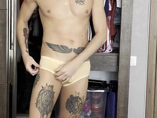 Twink Can't Choose What to Wear on a Date - Nude Posing - 513