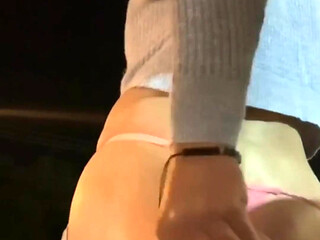 Slutty Sissy Gym, Bus Stop, Booty Shorts Dildo Assfuck
