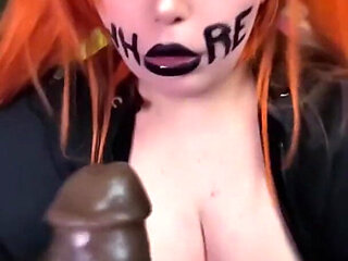 Sneaky Hooters Girl Empties BBC