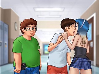 Mom milk boobs, summertime saga all, cartoon mom milk