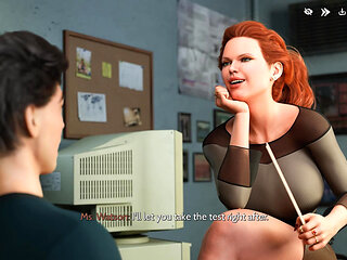 Fresh Women 2 - Teacher Calls Stud Into Her Office for a Missed Final Then Turns It Into a Private Sex Test