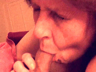 Granny Carmen's Throwback Closeup Cock Sucking Compilation