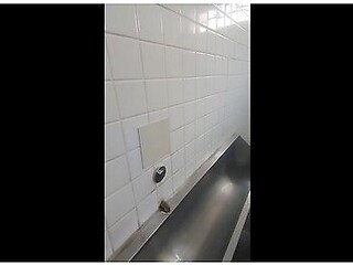 Peeing In The Public Bathroom Waiting To Be Caught Red-handed