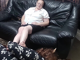 Part1 :- Domina Satana and Josephine feet worship