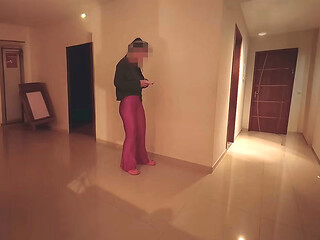 Hotwife Fucked at Building Party - Cum in Mouth - free