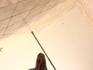 Wet ass shaking twerking squirting in the shower