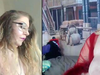Beautiful Brunette Big Boobs Rides Fake Cock