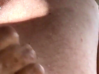 Mature Gives Handjob Then Gets Feet Covered in Cum