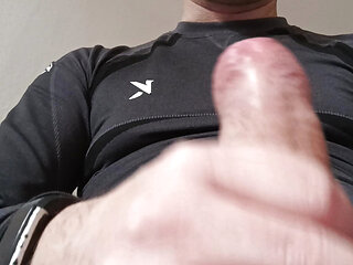 I play on my cock