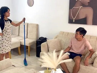 I Relieve My Little Stepsister's Stress with a Nice Fuck and End Up Cumming i...