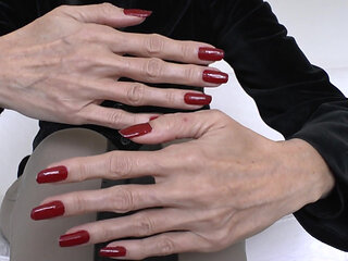 Exciting Long Red Fingernails, Ruined Orgasm, Lady Victoria Valente