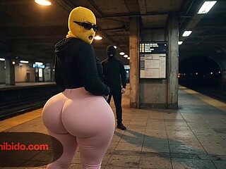 Animategolden Twerks Big Ass on Xprohibidox1 in Metro