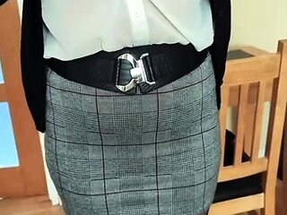 Brunette Solo Webcam Masturbation